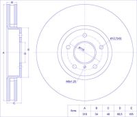 Диск тормозной TG-40206-CL70A/RN1427V*Ti•GUAR