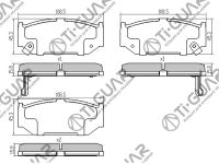 Тормозные колодки TG-9529/PN9529* Ti·GUAR