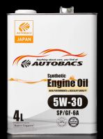 Масло синт. 5W30 AUTOBACS ENGINE OIL SYNTHETIC A00032428 (4л.) (SP/GF-6A)