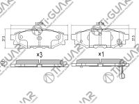 Тормозные колодки TG-696/PN7501* Ti·GUAR