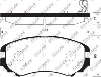 Тормозные колодки TG-1377/PN0377* Ti·GUAR