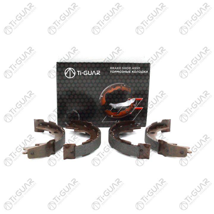 Тормозные колодки (РУЧНОГО ТОРМОЗА) TG-4299/FN0614* Ti·GUAR (комплект 4шт.)