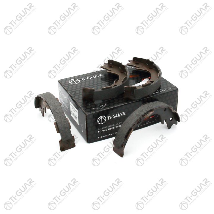 Тормозные колодки (РУЧНОГО ТОРМОЗА) TG-4299/FN0614* Ti·GUAR (комплект 4шт.)